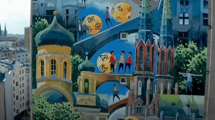 Warszawa. Ekologiczny mural na Pradze. Totalizator Sportowy świętuje 65-lecie