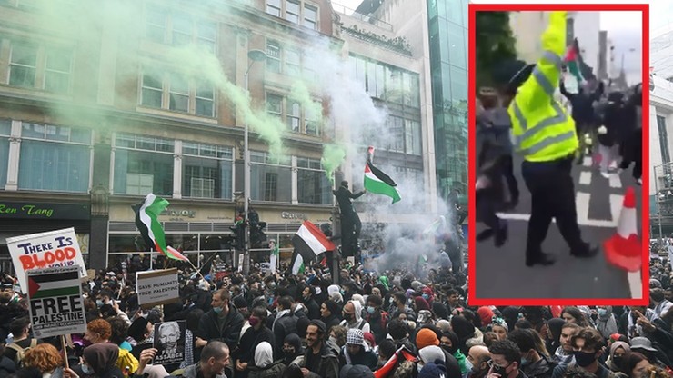 Wielka Brytania. Policjantka wsparła Palestyńczyków na demonstracji. Może ponieść konsekwencje