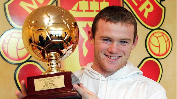 2004 rok - Wayne Rooney jako piłkarz Evertonu/Manchesteru United