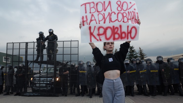 Białoruś: zatrzymano 17 studentów. Łukaszenka mówi o możliwym zamknięciu granicy z Polską