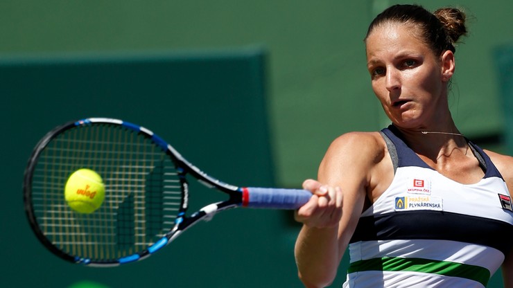 WTA w Miami: Pliskova pierwszą półfinalistką