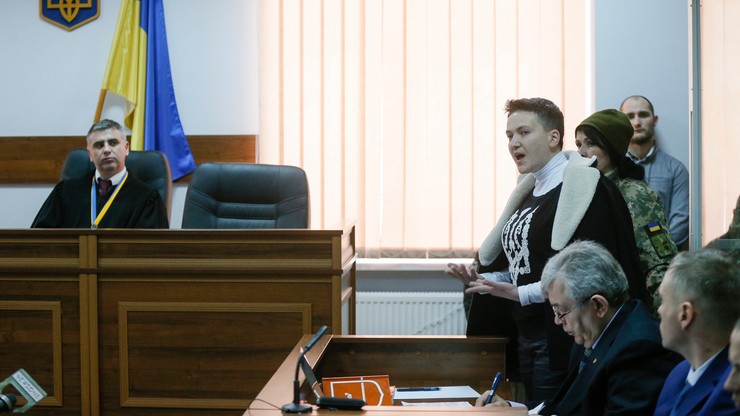 Sawczenko aresztowana na dwa miesiące. Prokuratura zarzuca jej przygotowanie zamachu stanu