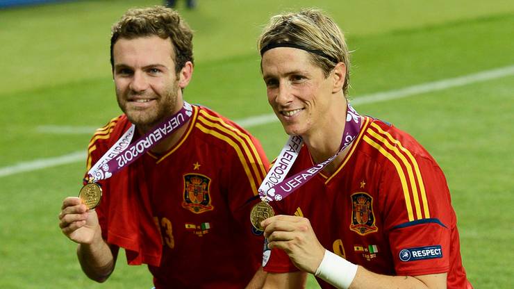 Juan Mata i Fernando Torres 