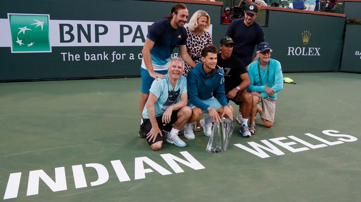ATP w Indian Wells: Thiem pokonał Federera w finale