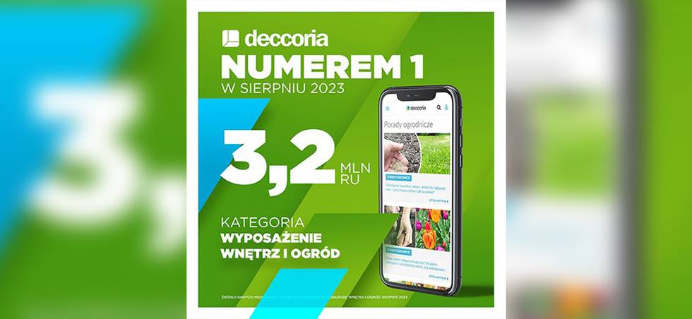 Deccoria.pl od ponad roku liderem kategorii „wyposażenie wnętrz i ogród”