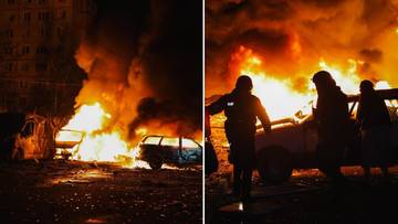 Zmasowany atak na Ukrainę. Pod ostrzałem m.in. Lwów i Tarnopol