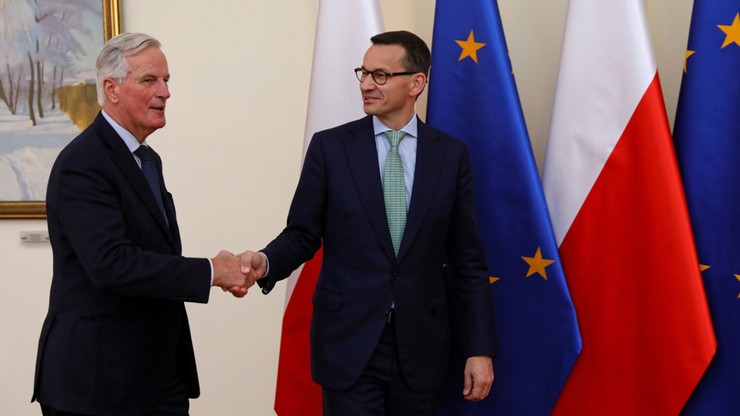 Premier po spotkaniu z Barnierem: stoimy w obronie praw Polaków w W. Brytanii