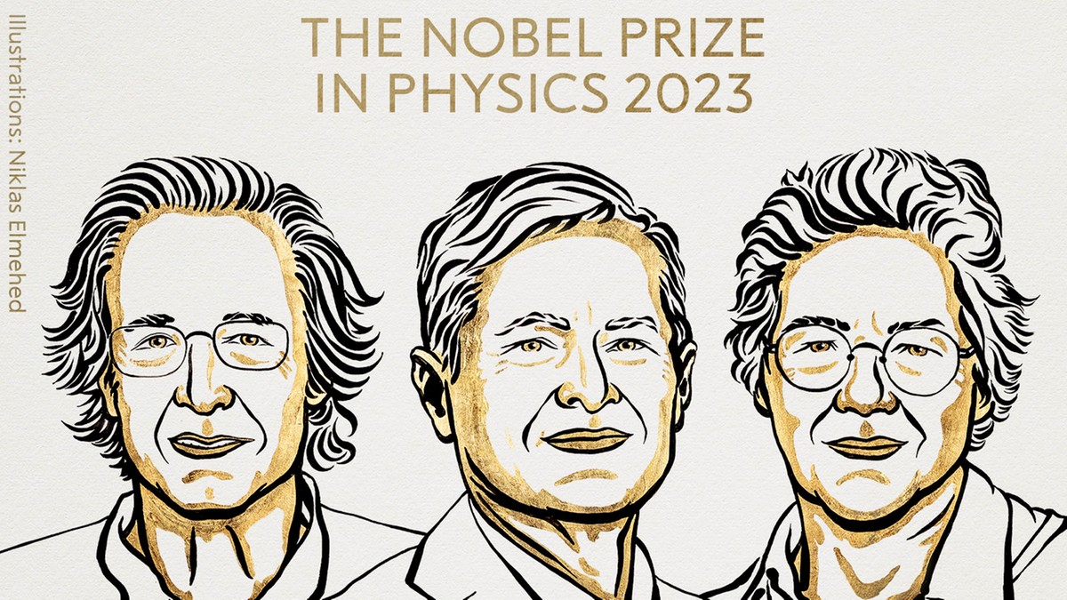Sztokholm. Nagroda Nobla z fizyki. Pierre Agostini, Ferenc Krausz i Anne L’Huillier laureatami