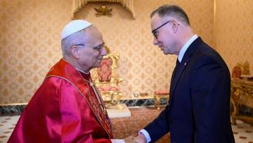 Prezydent na audiencji u Leona XIV. Miał jedną prośbę