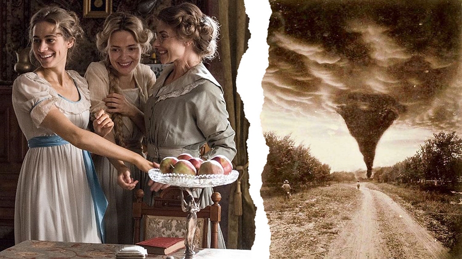 03.09.2018 06:00 Wpadka twórców serialu "Drogi Wolności"? Bohaterki w 1914 roku wypowiadają słowo "tornado"