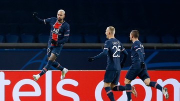 Liga Mistrzów: Grad goli w Paryżu, hat-trick Neymara