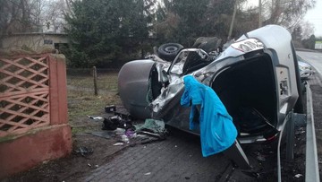 Tragiczny wypadek w Kujawsko-Pomorskiem. W zderzeniu ciężarówki z autem osobowym zginęły trzy osoby