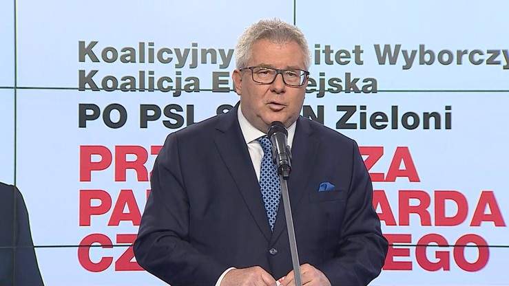 Koalicja Europejska nie może twierdzić, że Czarnecki "ucieka do Brukseli", ale nie musi przepraszać