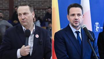 "Brutalna kampania". Sikorski i Trzaskowski reagują na wynik sondażu