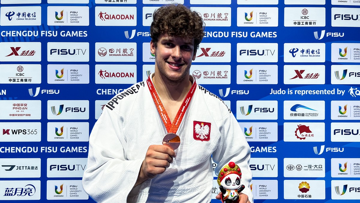 Mamy kolejny medal w Chengdu. Kacper Szczurowski z brązem w judo!