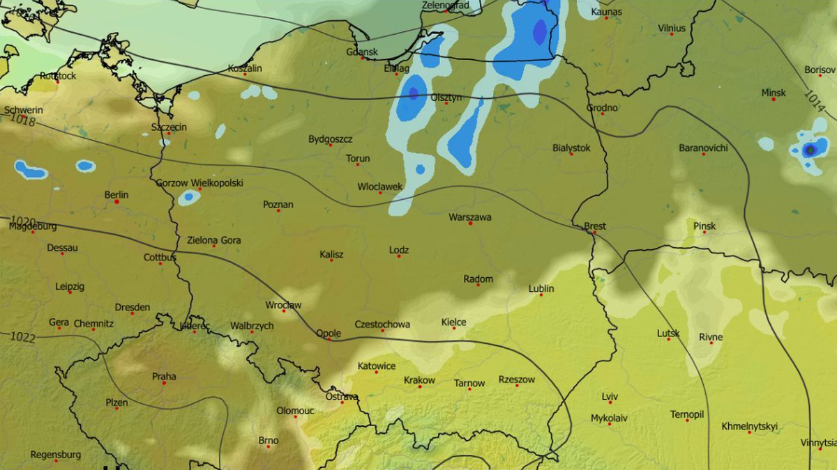 W Wielką sobotę może być deszczowo, zwłaszcza w północnej Polsce
