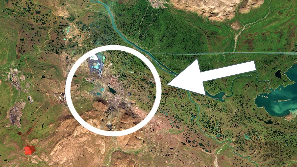 Lokalizacja Norylska.