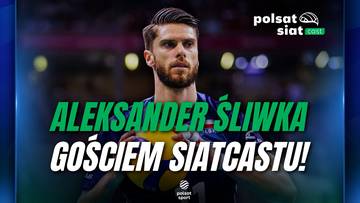 Aleksander Śliwka, siatkarz, gość programu Polsat SiatCast.