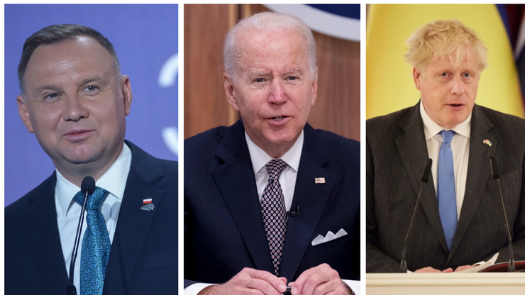 Sondaż: Andrzej Duda, Boris Johnson i Joe Biden cieszą się największym zaufaniem Ukraińców