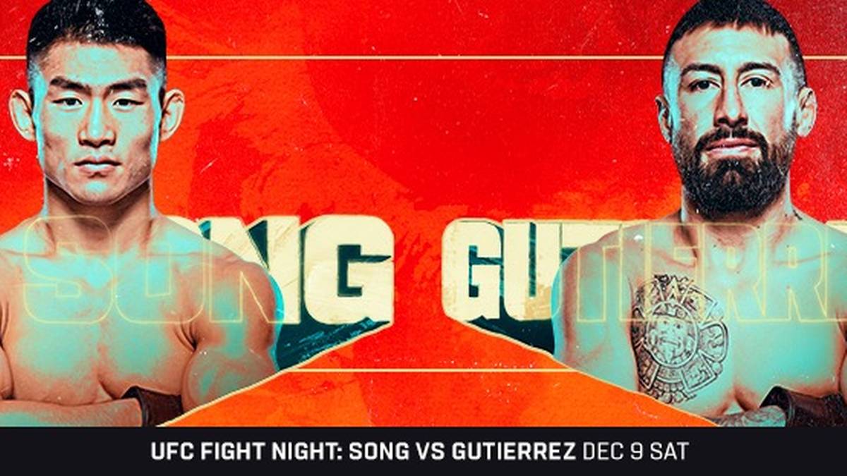 UFC: Yadong Song - Chris Gutierrez. Karta walk. Transmisja TV i stream online