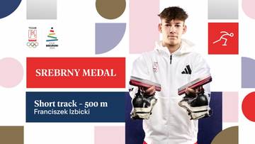 Franciszek Izbicki wywalczył srebro w short tracku na 500 metrów. To kolejna medalowa zdobycz reprezentacji Polski pod