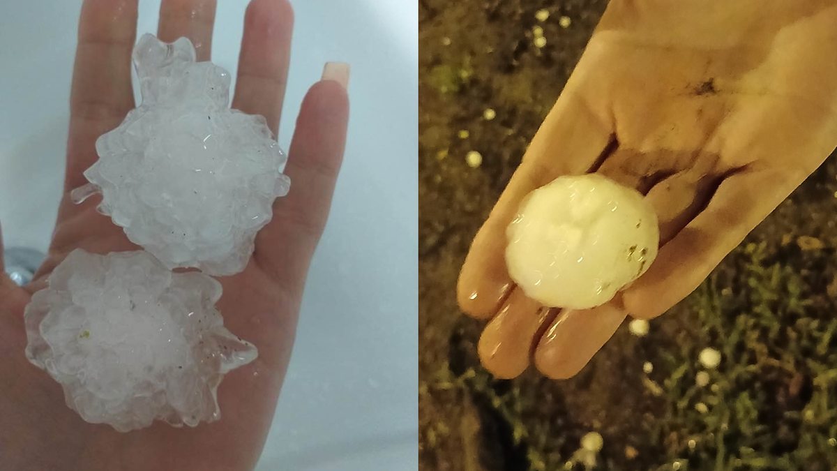 Grad wielkości piłek pingpongowych. Europejski kraj liczy straty