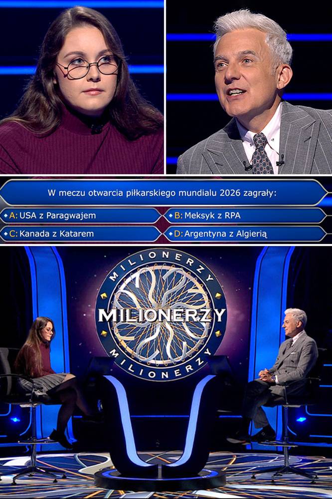 2026-09-10 „Milionerzy”: Mundial 2026. Kto grał w meczu jego otwarcia?