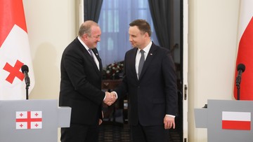 Duda po spotkaniu z prezydentem Gruzji: cała UE powinna gwarantować krajom Partnerstwa Wschodniego perspektywę członkostwa