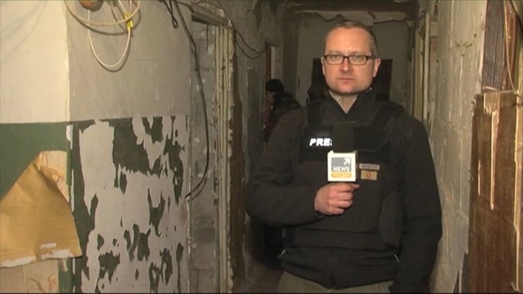 Reporter Polsat News musiał wyjechać z Ługańska