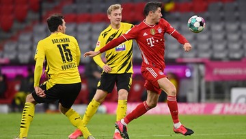 Trzy gole Roberta Lewandowskiego w meczu z Borussią Dortmund