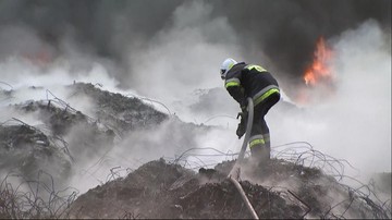 Po pożarze składowiska władze Zgierza chcą, by rząd powołał Agencję Ochrony Środowiska na wzór CBA
