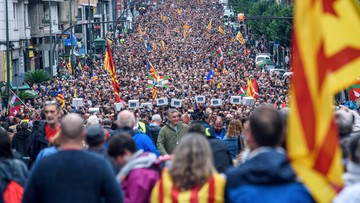 Wielotysięczne manifestacje w Hiszpanii. Na ulice wyszli zwolennicy i przeciwnicy katalońskiego referendum