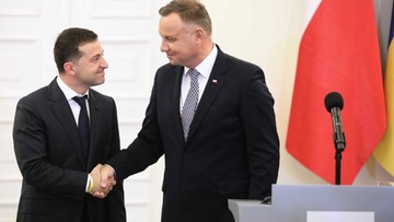 Prezydent Ukrainy z wizytą w Polsce. "Dziękuję za wsparcie w tym trudnym czasie"