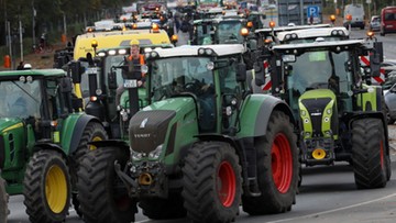 Protest rolników w Niemczech. Traktory zablokowały miasta