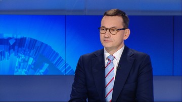 "Milion litrów płynu dezynfekcyjnego, namioty przed szpitalami". Mateusz Morawiecki w Polsat News