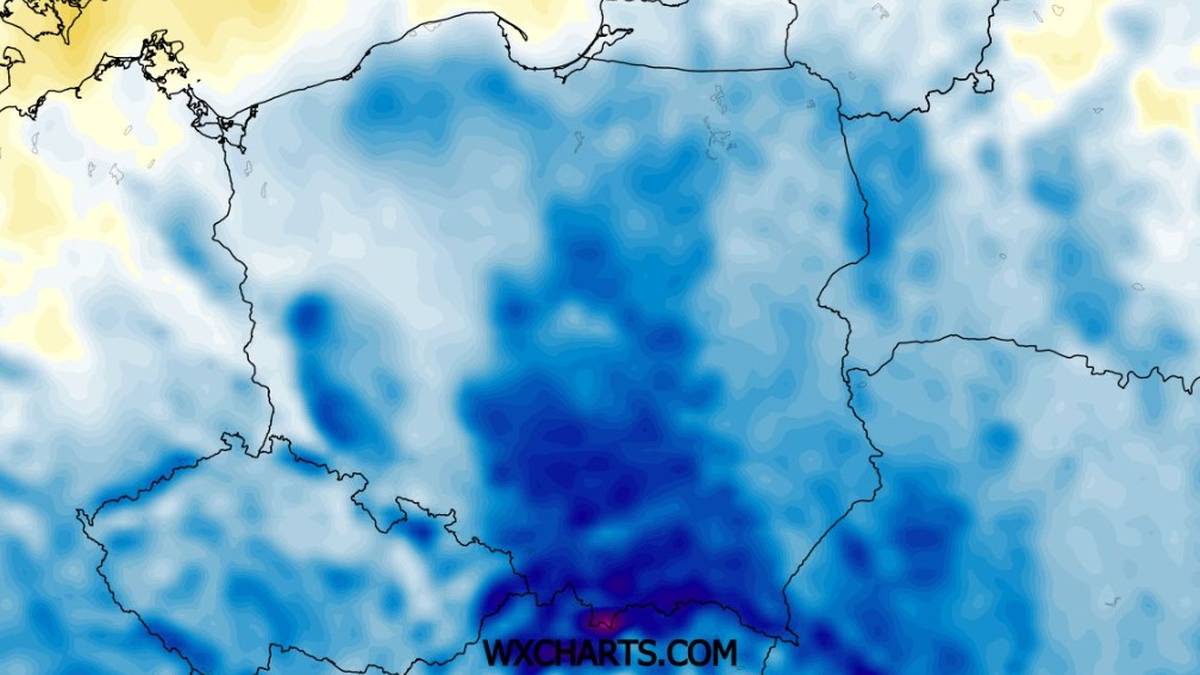 Po najbliższym weekendzie w wielu miejscach zanotujemy wyraźną ujemną anomalię temperatury