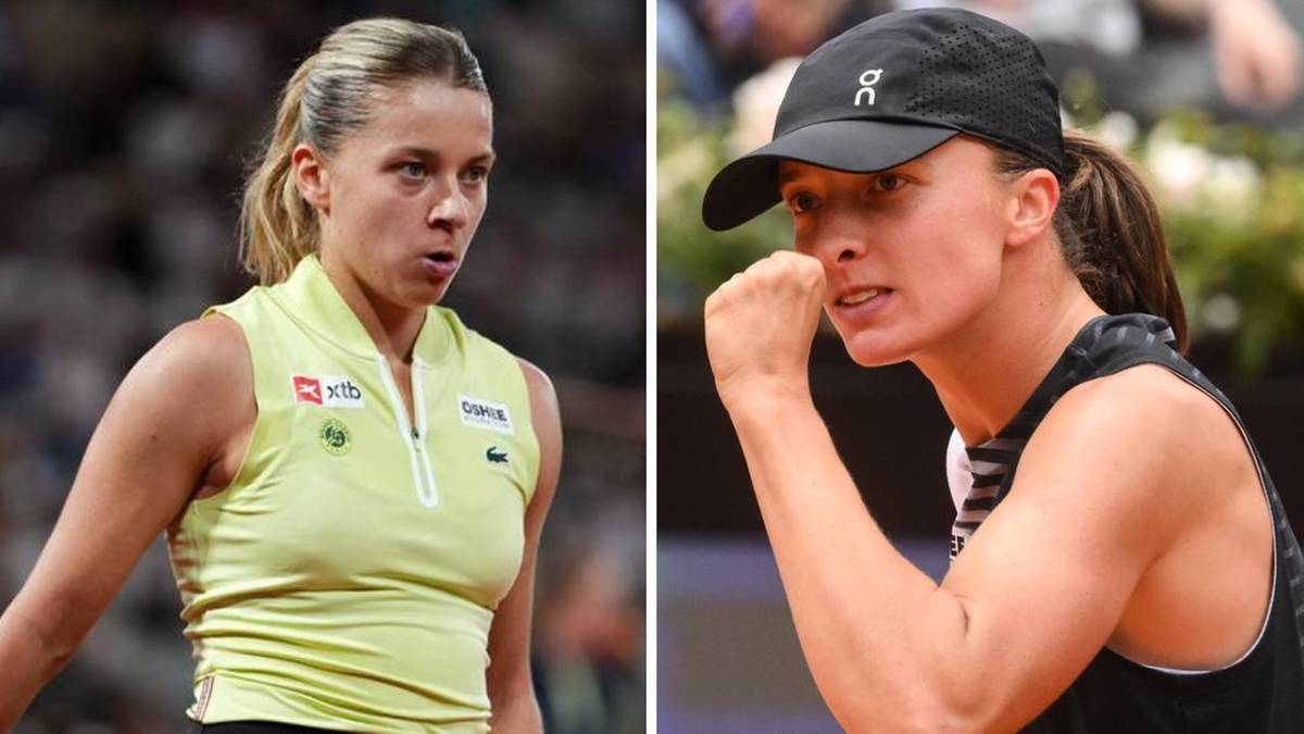 Dwie tenisistki, Iga Świątek i Maja Chwalińska, przygotowujące się do gry na Wimbledonie 2026.