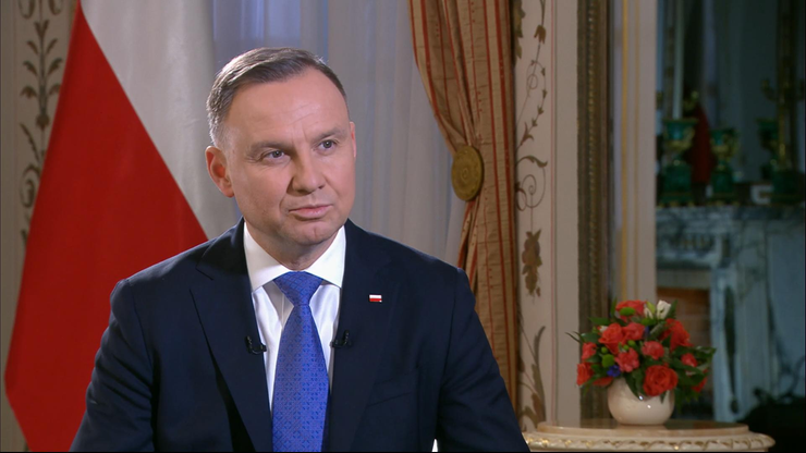 Prezydent Andrzej Duda w programie "Gość Wydarzeń": Teoretycznie możliwy jest atak na Polskę