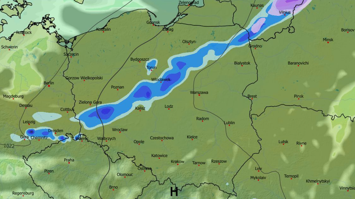 Pod koniec tygodnia wrócą opady deszczu i ochłodzenie, wraz z mocniejszym zachmurzeniem