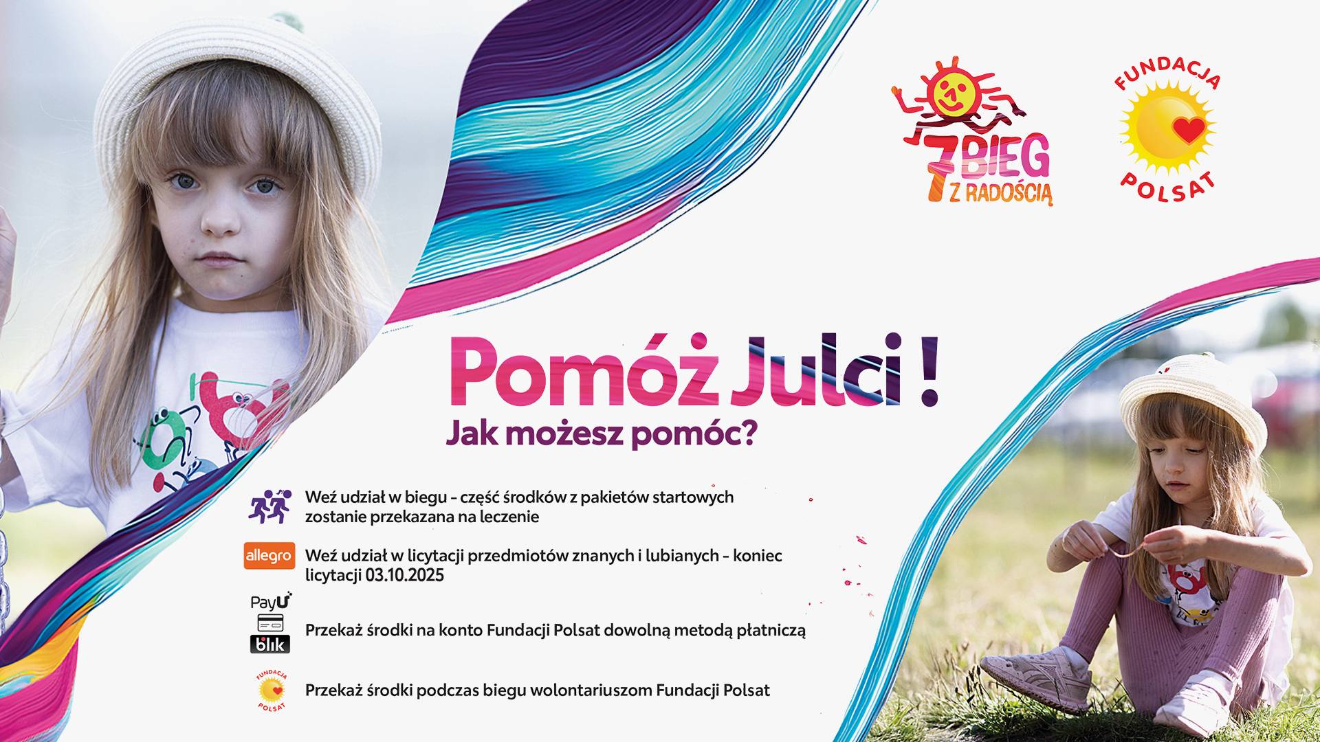 Julia Broje bohaterką 7. Biegu z Radością!