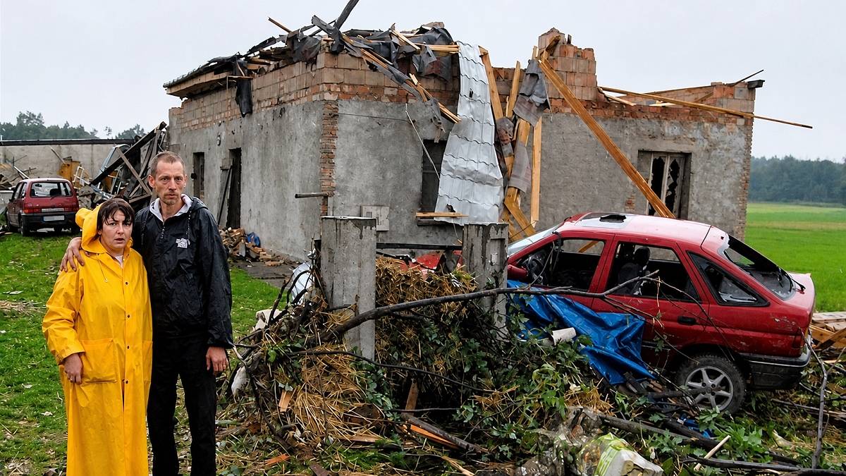 Ta wieś leży w samym sercu polskiej alei tornad. Mieszkańcy mają dość