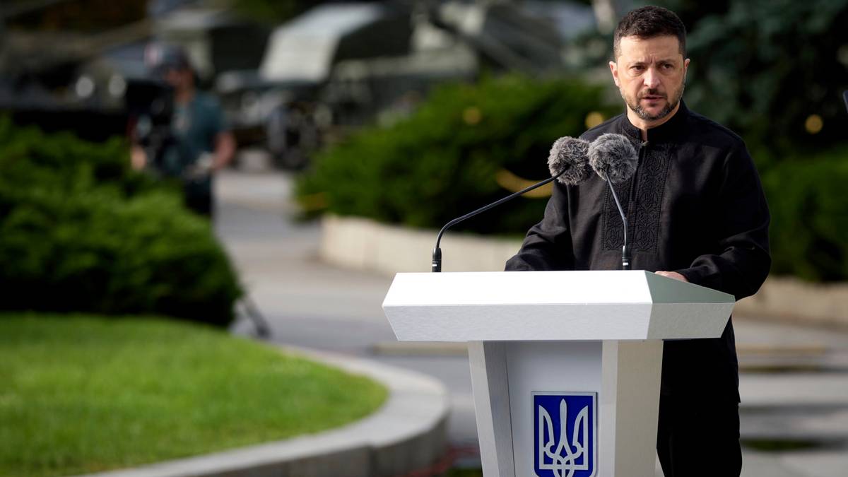 Ważne święto w cieniu wojny. Emocjonalne wystąpienie Zełenskiego