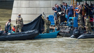 Znaleziono dwa ciała ofiar zatonięcia statku w Budapeszcie. 17 osób nadal poszukiwanych