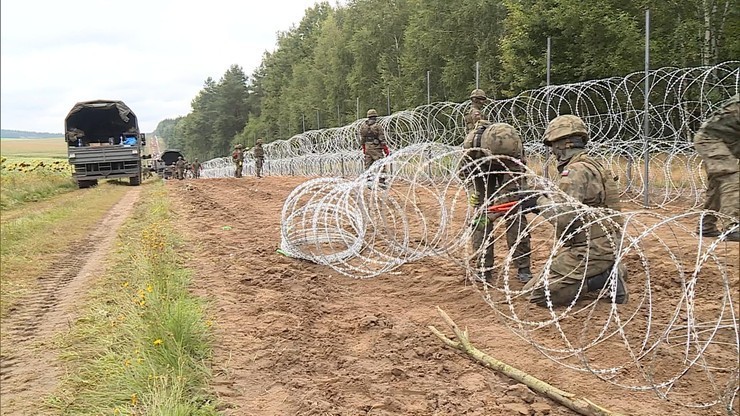 Rząd przyjął projekt ustawy o budowie zapory na granicy z Białorusią