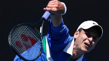 Australian Open: Hurkacz odpadł w I rundzie po pięciosetowym boju