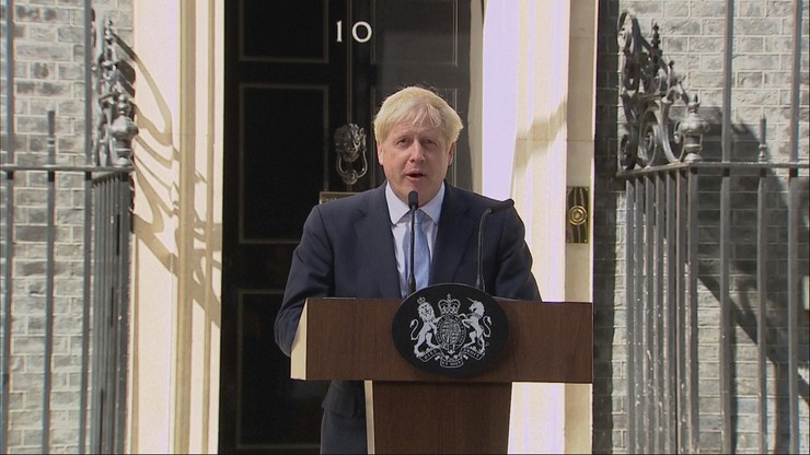 Boris Johnson premierem Wielkiej Brytanii. Obiecał brexit "w ciągu 99 dni" i zaczął formować rząd