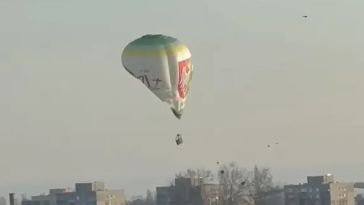 Balon runął w Zielonej Górze. realizowane są działania służb