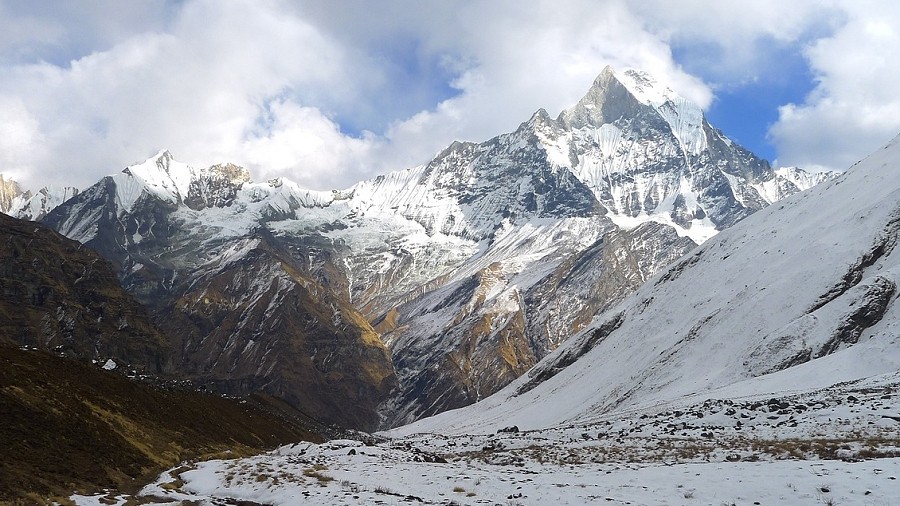 Annapurna w Himalajach. Fot. Max Pixel.