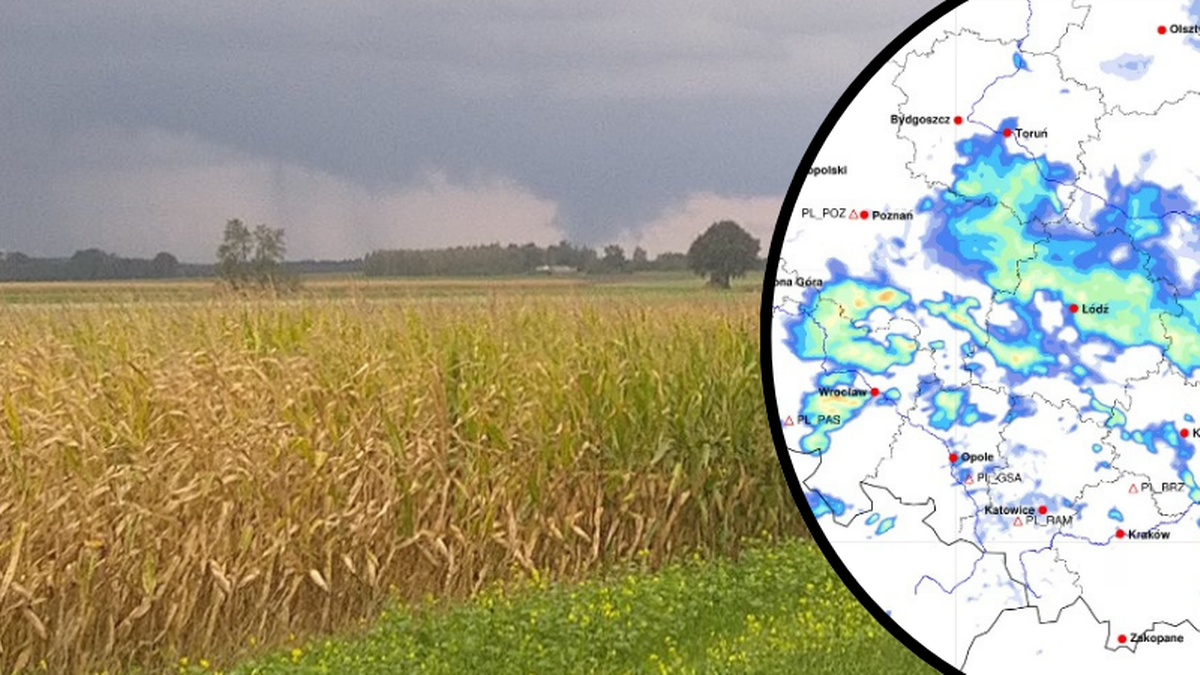 Wetter. Tornados in Großpolen. „Die Bedingungen werden sich verschlechtern“