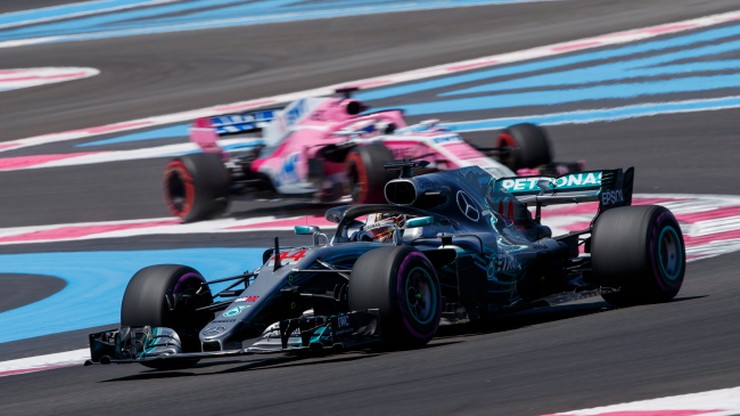 GP Francji: Hamilton najszybszy na piątkowych treningach